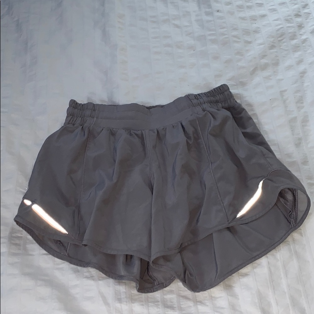 Lulu Lemon Purple Hotty Hot Shorts